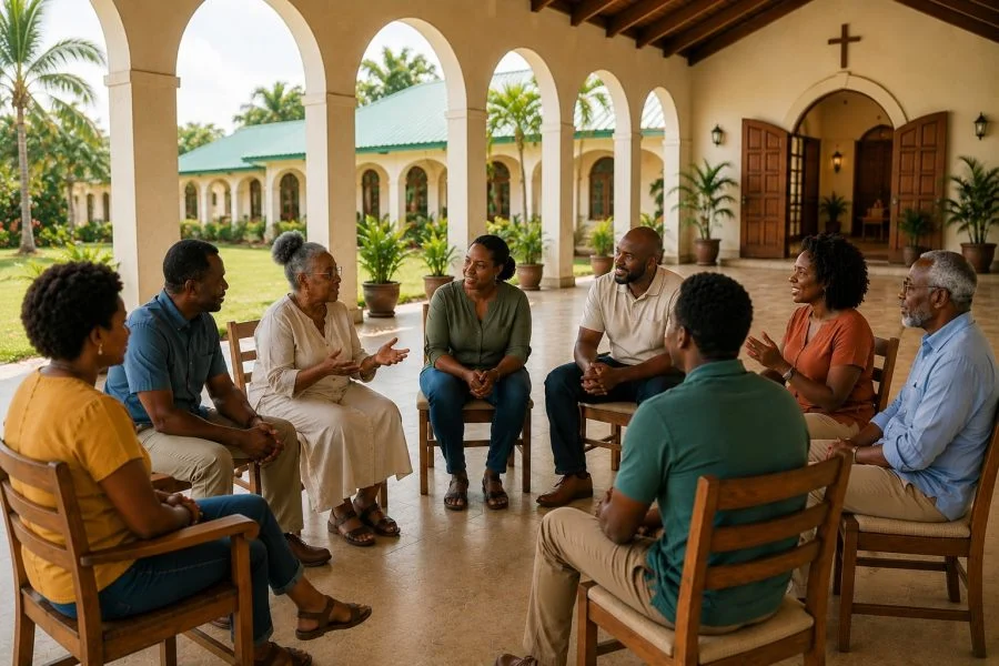 We create safe, welcoming spaces where people can connect, heal. share, and support one another without judgment.